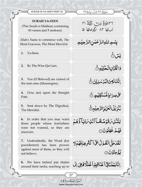 Surah Yaseen In English Pdf