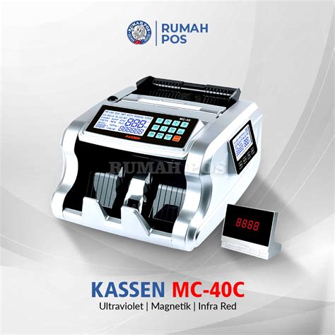 Jual Penghitung Uang Sensor Magnetik Money Counter KASSEN MC 40C Bill