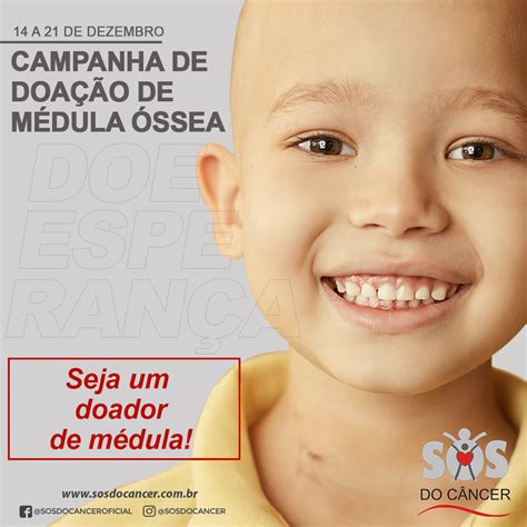 Campanha de doação de médula óssea SOS do Câncer