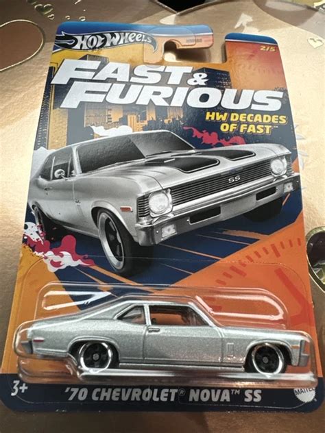 HOT WHEELS Fast Furious HW Decades Of Fast Chevrolet Nova SS PicClick UK