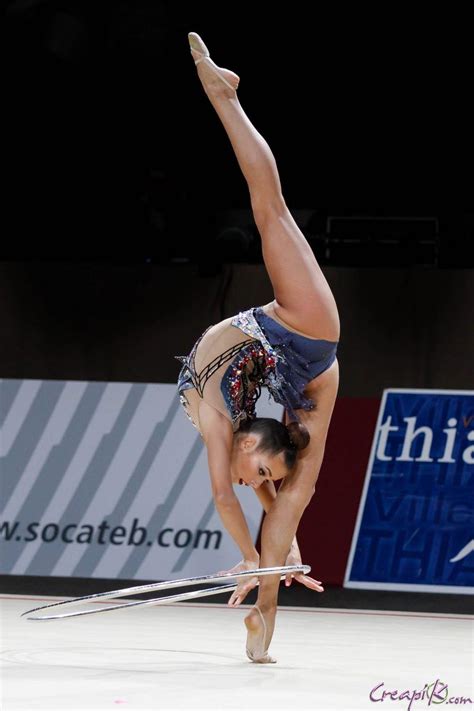 Ekaterina Selezneva Rus Hoop Gymnastics Poses Rhythmic Gymnastics