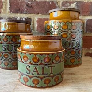 Hornsea Pottery Vintage Bronte Storage Jars - Etsy