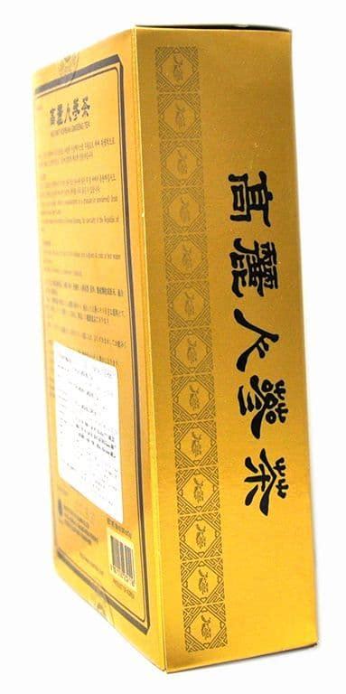 100 Authentic Korean Gold Instant Ginseng Extract Tea 50 Sachets