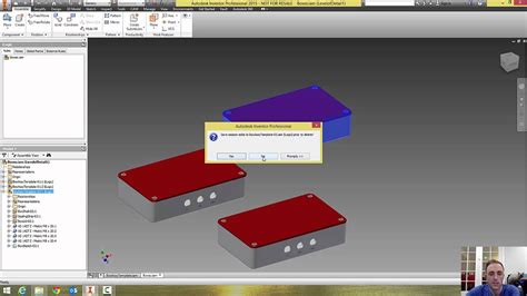 Autodesk Inventor Ilogic Normalising And Assembly Youtube