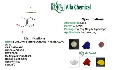 China Chloro Trifluoromethyl Benzoic Acid Cas