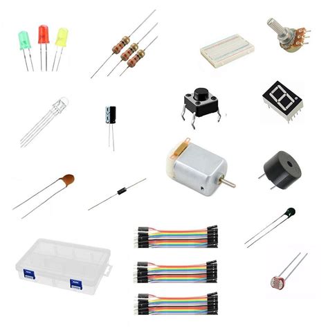 Kit Componentes Eletrônicos Essenciais Maker AutoCore Robótica