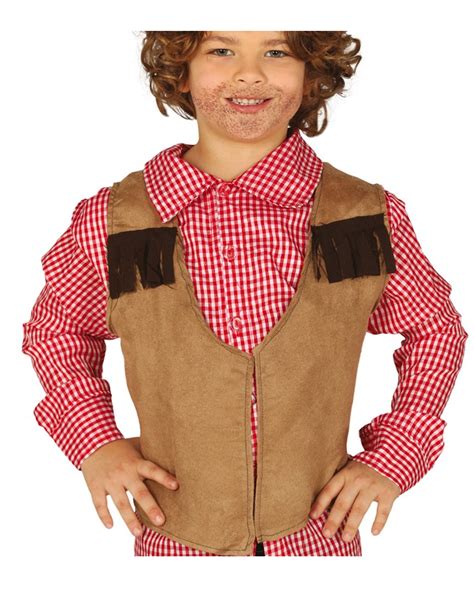 Sleeveless Cowboy Vest For Children Order Online Karneval Universe