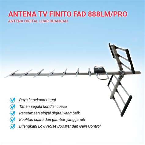 Antena Luar Tv Outdoor Digital Analog Intra Yk Dgt Booster Smart