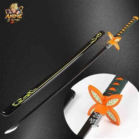 shinobu kocho wooden katana cm demon slayer sword replica