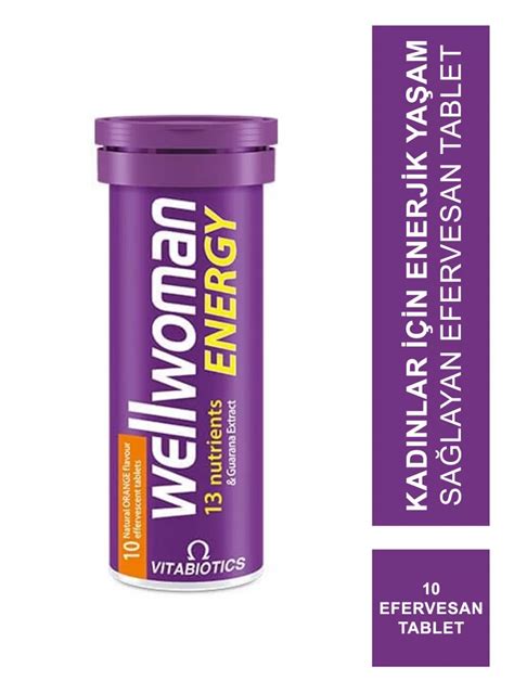 Vitabiotics Wellwoman Energy 10 Efervesan Tablet Fiyatı ve Yorumları