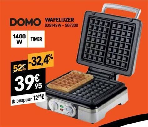 Domo Wafelijzer W Promotie Bij Electro Depot