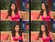 Naked Salma Hayek In The Tonight Show With Jay Leno
