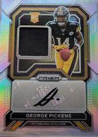 George Pickens 2022 Prizm RPA GP Rookie Patch Auto 99 Price Guide