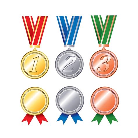 Premium Vector Medal Design Vector Set Collection Vector Illustration