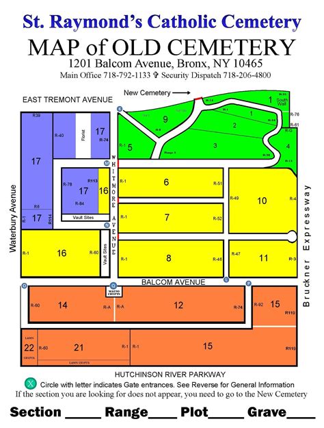 Free Cemetery Plot Template