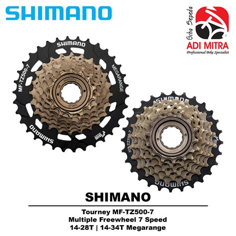 Jual Shimano Tourney Mf Tz Multiple Freewheel Speed T