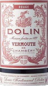 Drink Label Dolin Vermouth De Chamb Ry Rouge Maison Dolin Cie