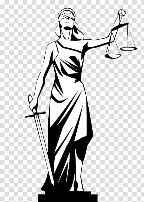 Lady Justice Statue Clip Art