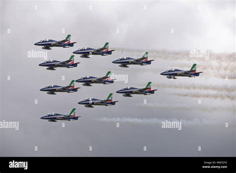 The Italian Air Force Military Aerobatic Display Team Il Frecce