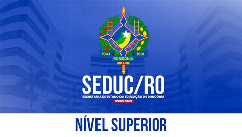 Seduc Rond Nia Pr Edital Cursos Portal Concursos