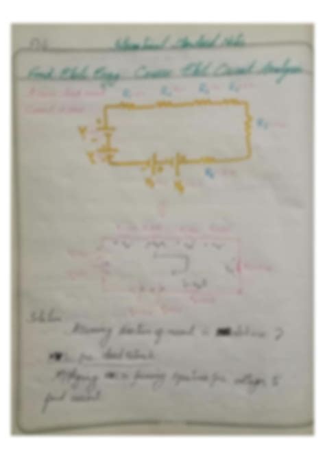 Solution Kirchhoffs Voltage Current Laws Numerical With Solution