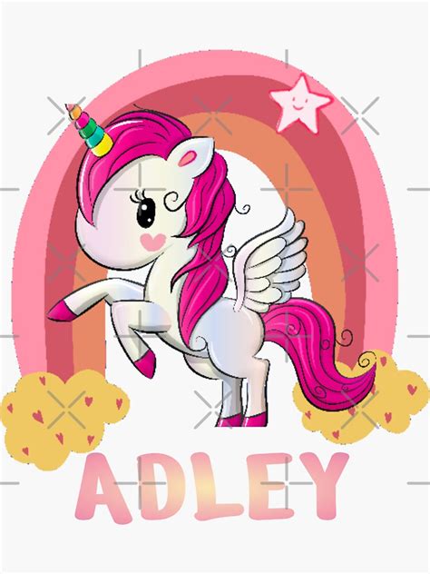 "Youtube A For Adley" Sticker for Sale by Vlaki | Redbubble