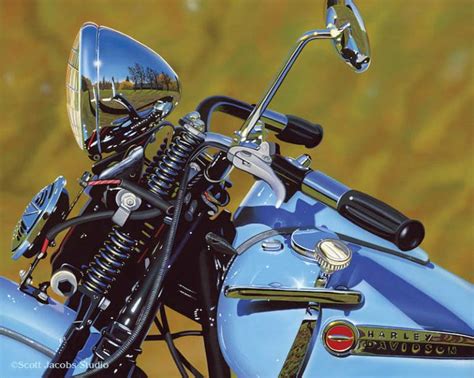 Panhead Harley Davidson Art Jacobs Gallery