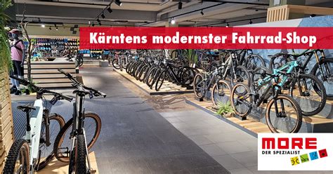 Kärntens größter Bike Shop eröffnet More der Spezialist