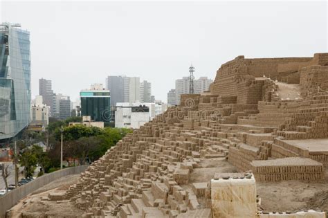 Huaca Pucllana stock photo. Image of history, temple - 122035592