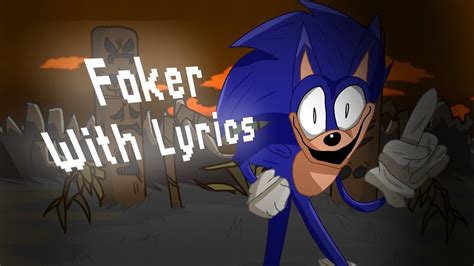 Faker With Lyrics Vs Sonic Exe Lyrical Cover Ft Rockstarfredeez