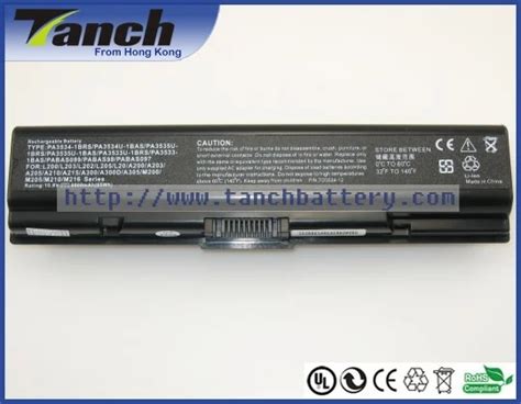 Laptop Batteries For Toshiba Pa U Brs Satellite A A Pa U