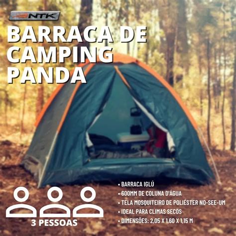 BARRACA IGLU PARA CAMPING E PESCA PANDA 4 PESSOAS NAUTIKA C3 Pesca