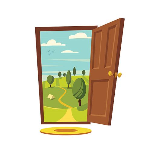 Royalty Free Opening Door Clip Art, Vector Images & Illustrations - iStock