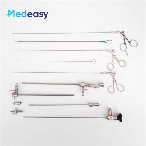 Gynecology Rigid Hysteroscope Set With Working Element And Sheath