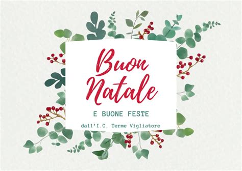 Auguri Di Buone Feste Istituto Comprensivo Terme Vigliatore