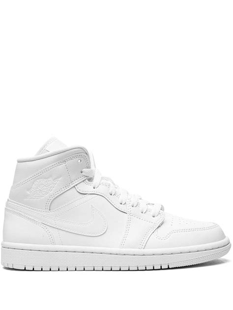 Jordan Air 1 Mid Sneakers In White | ModeSens