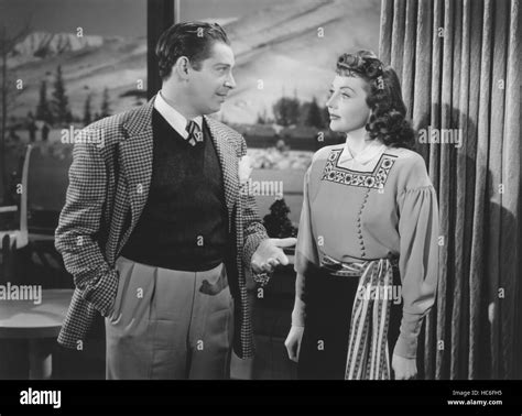 SUN VALLEY SERENADE, from left: Milton Berle, Lynn Bari, 1941, TM ...