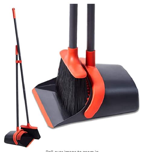 Long handled broom and dustpan set - A Thrifty Mom