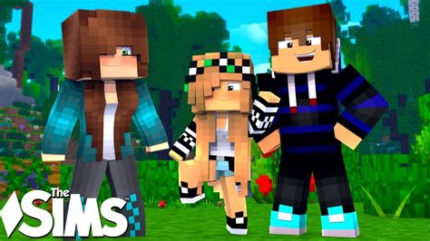 Minecraft Minha Nova Filha Craft Sims 20 ‹ Bruninho › Youtube