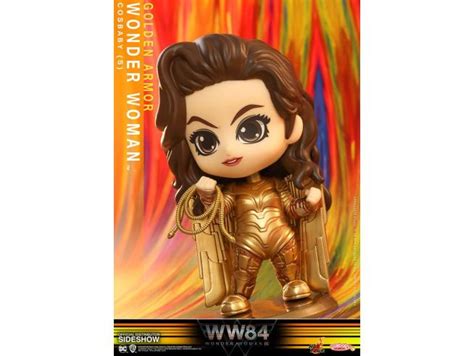 HOT TOYS Wonder Woman 1984 Cosbaby S Mini Figura Golden Armor Wonder Woman 10 Cm Hot Toys