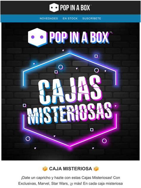 Pop In A Box NOVEDAD Caja Misteriosa MARVEL Milled