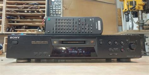 Sony MDS JE480 Mini Disc Player With Long Play And Remote Control In