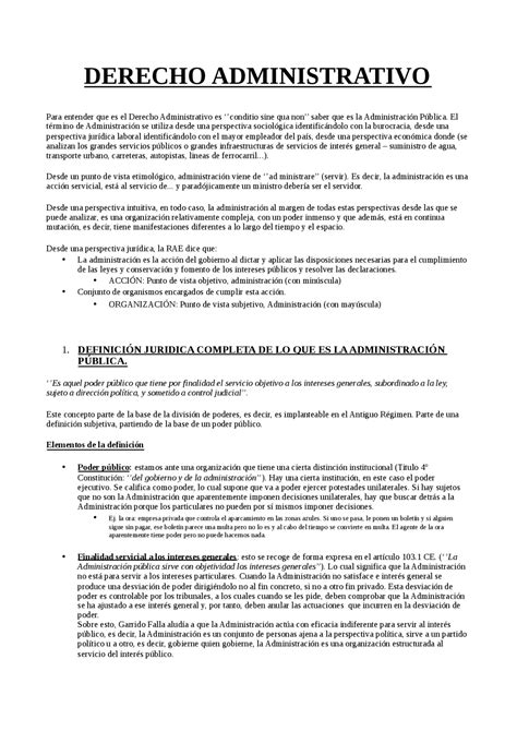 Derecho Administrativo Para Entender Que Es El Derecho Administra