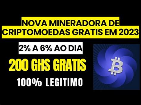 LANÇAMENTOMINERADORA DE CRIPTOMOEDAS 200 GHS GRATISPROJETO LEGITIMO