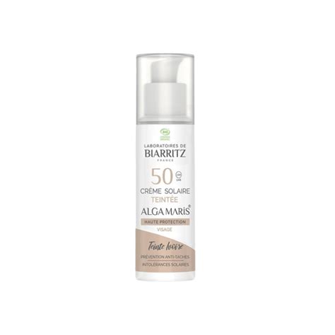 Laboratoires Biarritz algamaris SPF 50 crème solaire ivoire 50ml