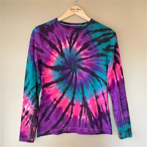 Tie Dye Shirt Long Sleeve Etsy