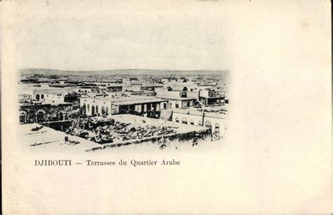 Ansichtskarte Postkarte Djibouti Dschibuti Terrasses Du Akpool De