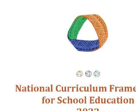 National Curriculum Framework For School Education School