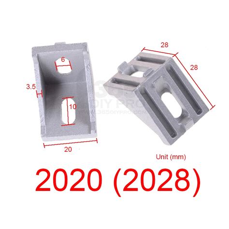 Aluminium L Type Corner Bracket Fittings Corner Angle Bracket Connector