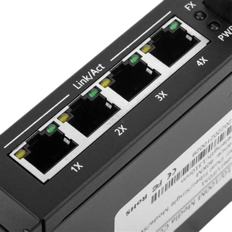 Convertisseur De Fibre Optique Lwl Mbps Monomode Rj Sc Nm